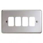 K3494ALM METALCLAD PLUS 4MODULE FRONTPLATE