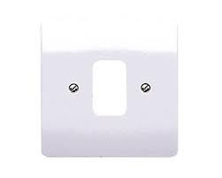 K3631WHI LOGIC PLUS 1MODULE FRONTPLATE WHITE 