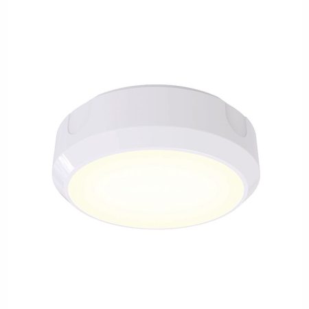 ADLED1/WV/CCT - Ansell Delta White/Visiluxe 8W LED Bulkhead 3000K - 4000K