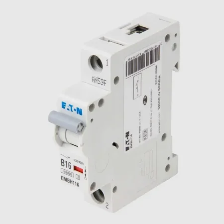 EMBH120 Memshield 3 B Type 20A Single Pole MCB, ideal for commercial and industrial distribution boards by Eaton