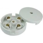 491-01W - 20A 4 TERMINAL WHITE JUNCTION BOX