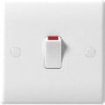 BG Nexus 830 White 1G DP 20A Switch