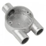 CF20Y-G - METAL 20MM GALV CIRCULAR Y-BOX 