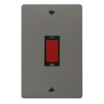 FPBN202BK - Click Define Black Nickel 2G 45A Cooker Switch