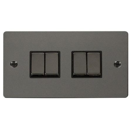FPBN414BK - Click Define Black Nickel 10A 4G 2-Way Switch