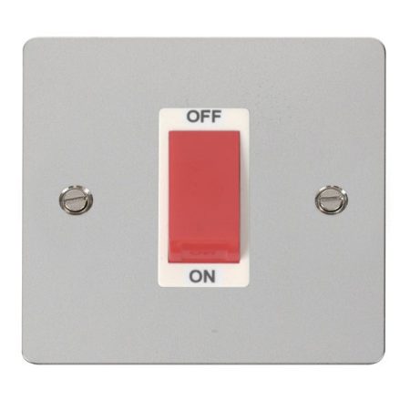 FPCH200WH - Click Define Polish Chrome 1G 45A Cooker Switch
