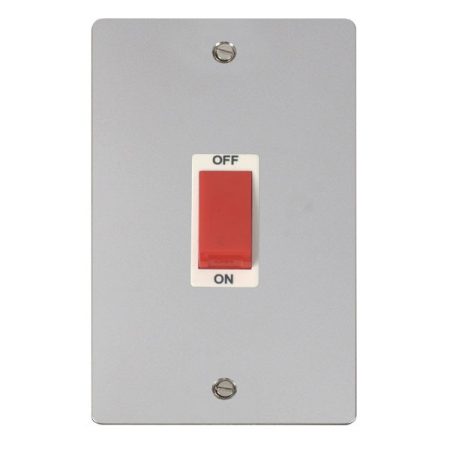 FPCH202WH - Click Define Polish Chrome 2G 45A Cooker Switch