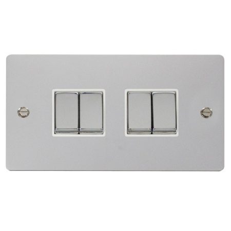FPCH414WH - Click Define Polish Chrome 10A 4G 2-Way Switch
