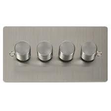FPSS154 - Click Define Stainless Steel 4G 400W Dimmer Switch