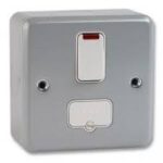 K962ALM - MK Metal Clad 13A Switched Fuse Connection Unit (Spur) With Neon