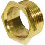 MBB20-PK100 - METAL 20MM SHORT MALE BRASS BUSHES PK 100'S