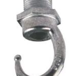 CF20HOOK-G - METAL 20MM GALV SCREWED MALE HOOK