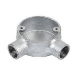 CF20A-G - METAL 20MM GALV CIRCULAR ANGLE BOX