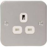 BG Metal Clad MC523 13A 1G Unswitched Socket