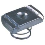 SSM6 -  M6 SHORT SPRING CHANNEL NUTS PK 100'S