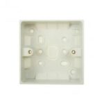 BG Nexus 901 Square Edge White 1G 32mm Surface Pattress