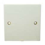 BG Nexus 954 Square Edge White 20A Flex Outlet Plate