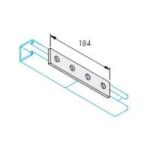 FB103 - UNISTRUT STRAIGHT 4 HOLE BRACKET