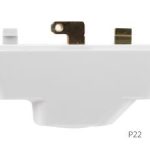 P22 Hager Klik Plug 3 Pin 6A White
