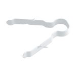 Linian Fire White 6-8mm Double Cable Clips - Pack of 100