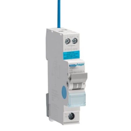 ADA316G - Hager 10A RCBO 30mA Type A