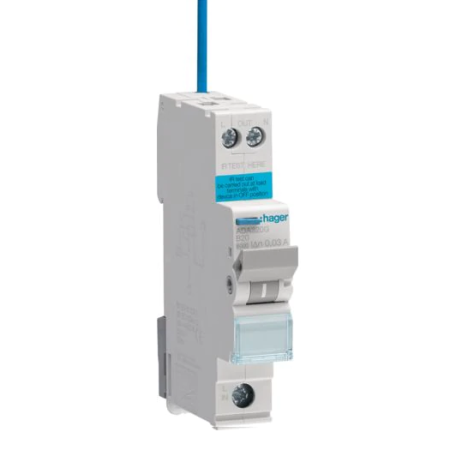 ADA320G - Hager 20A RCBO 30mA Type A