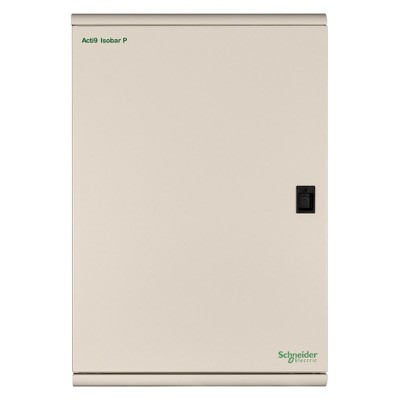SEA9BPN18 - Acti9 Isobar P B distribution board - 18 ways TP+N (54 Single Phase Ways)