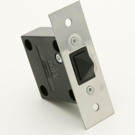 Jeani 2A Flush Push to Break Door Switch Chrome