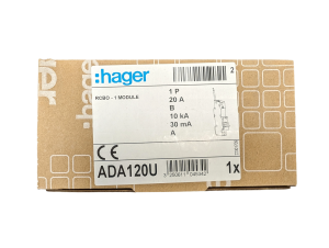 ADA120U - Hager Compact RCBO 20A 30mA 10kA