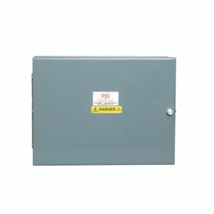 CO60DPN Ryefield 2 Way Distribution Board with 60A Fuse Units, sealable cut-out box for multi-dwelling installations. Closed Lid