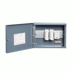CO60DPN Ryefield 2 Way Distribution Board with 60A Fuse Units, sealable cut-out box for multi-dwelling installations.