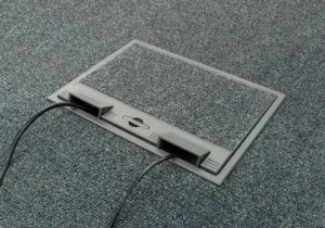 TFB3/76 Cavity Floorbox - Closed Lid Carpeted