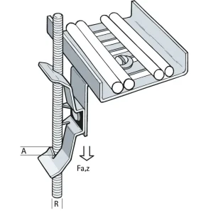 Walraven Britclips EM55920012 (UC375/CTB) – Cable Tray Support Bracket - Technical Details