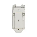 Crabtree Rockergrid 4461 20A double pole grid switch with key
