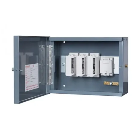 CO60TPN - Ryefield 3 Way Distribution Board with 60A Fuse Units Cut Out Box
