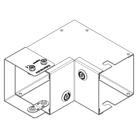 legrand mgip22csl salamandre ip4x 90deg external square bend 50x50mm
