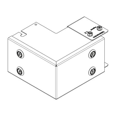 legrand mgip66csl salamandre ip4x 90deg external square bend 150x150mm