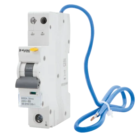 cu1rcbo40c elucian 40a 30ma rcbo 1 pole true 6ka c curve 1.webp