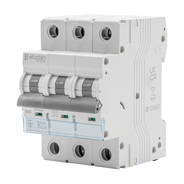 cu3mcb32d10 click elucian 3 pole 10ka d curve 32a mcb 1.webp