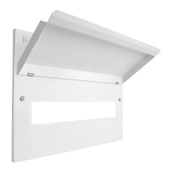 cueb16fl click 16 way elucian metal consumer unit flush lid and spacers 1.webp