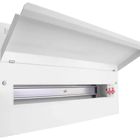 cueb22ms20 click elucian 22 way metal consumer unit with 100a mains switch 20 free ways 1.webp