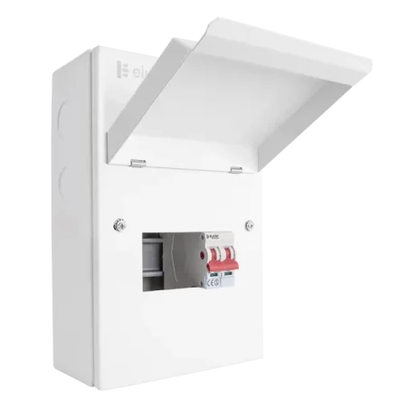gueb5ms3 click 5 way elucian mini metal garage unit with 100a mains switch 3 free ways 1.webp