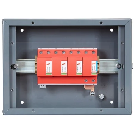 Ryefield RYE SPD-TPN/2F TP&N Type 2 surge protection device with remote alarm contacts and built-in fuses