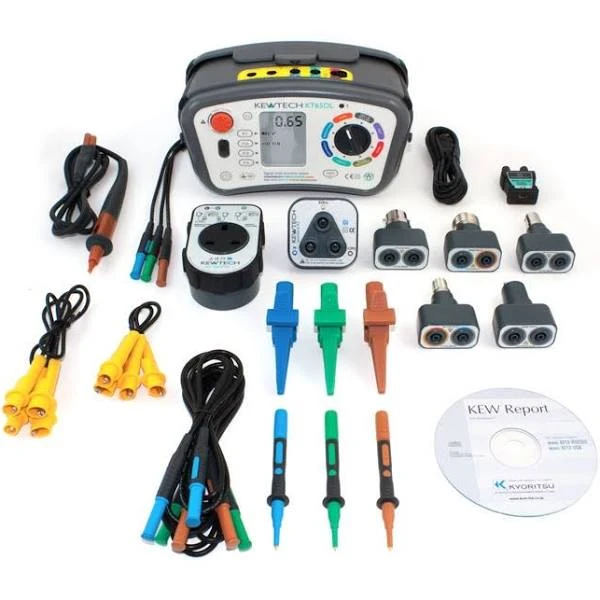 Kewtech KT65DL multifunction installation tester kit